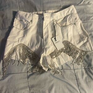 Forever 21 white shorts size 25.